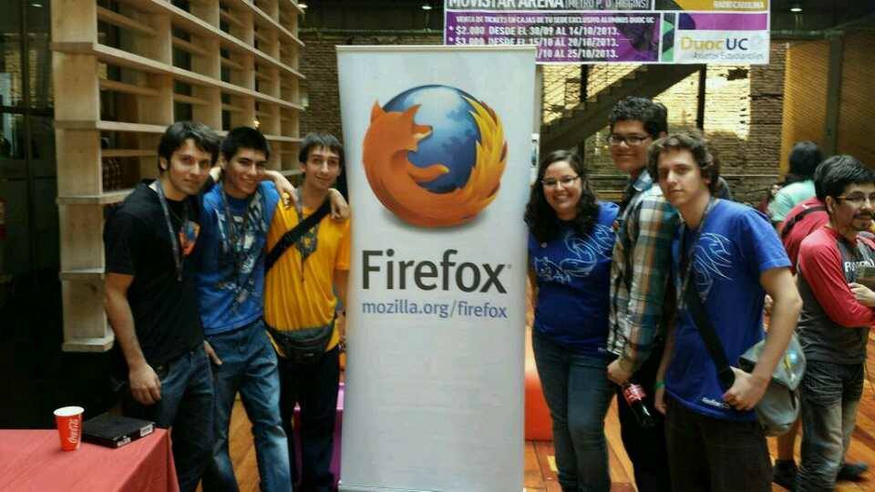 Mozilla en el Software Freedom Day 2013 en Santiago